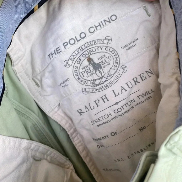 Polo Ralph Lauren Pastel Green Stretch Classic Fit Shorts - Picture 7 of 9